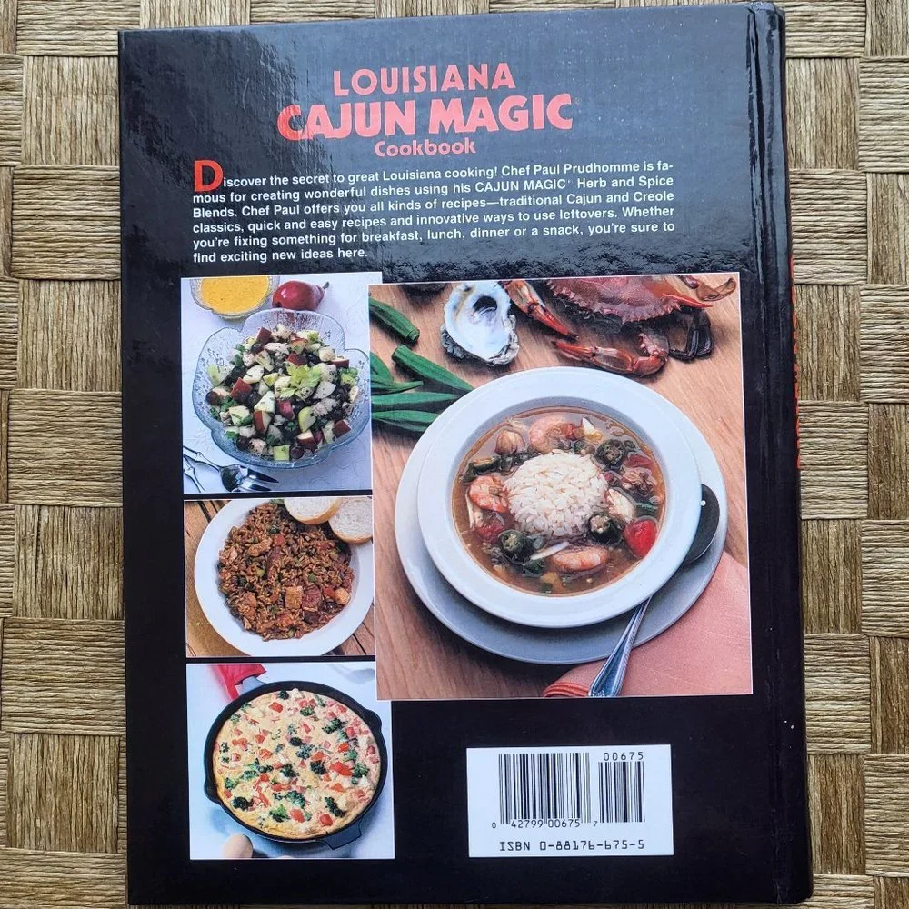 Vintage Louisiana Cajun Magic Cookbook